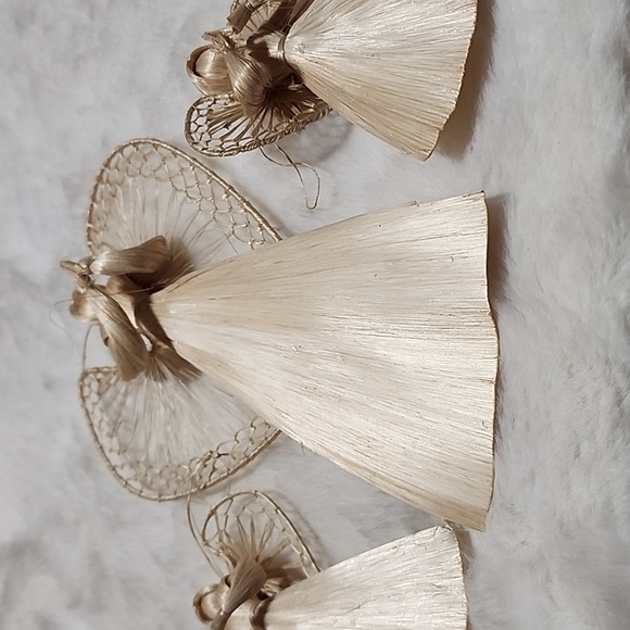 ANGELS  ORNAMENTS  CORN HUSK 🌽 - Picture 5 of 9